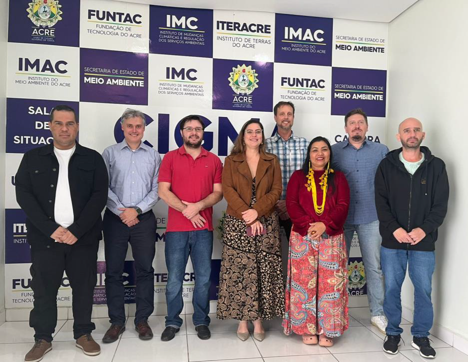 Working meeting with CIGMA-SEMAPI, Rio Branco, Acre, Brazil